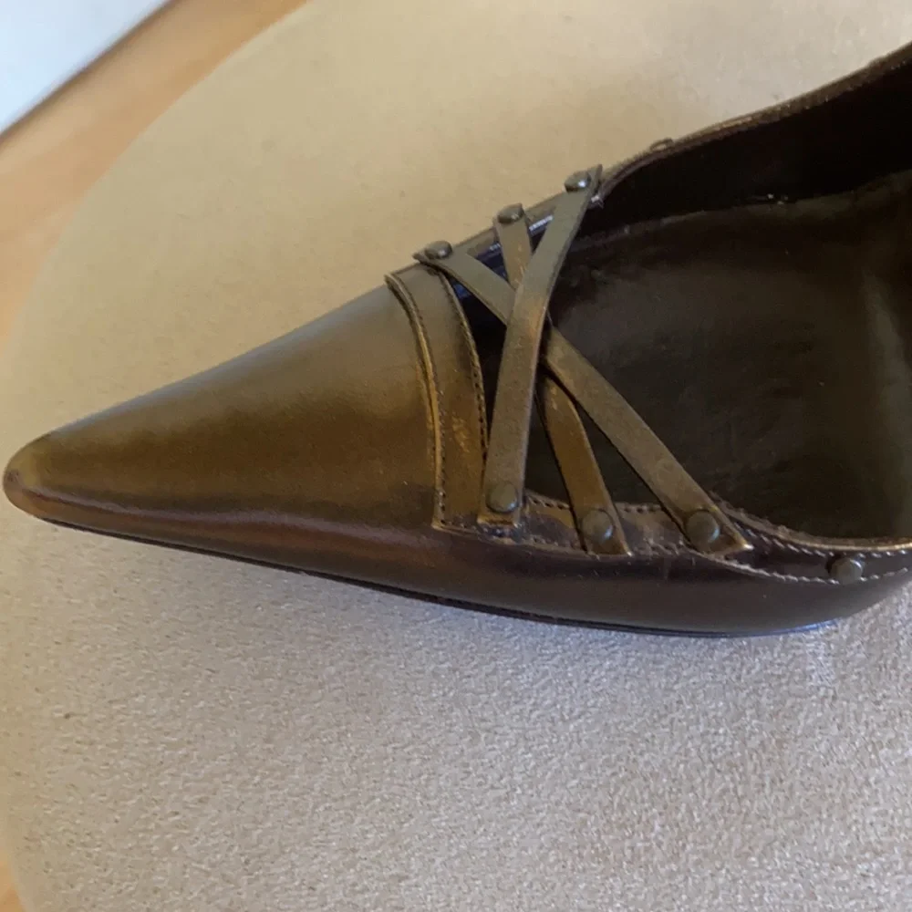 “Gunmetal”  heels. Made in Italy. - Picture 6 of 12
